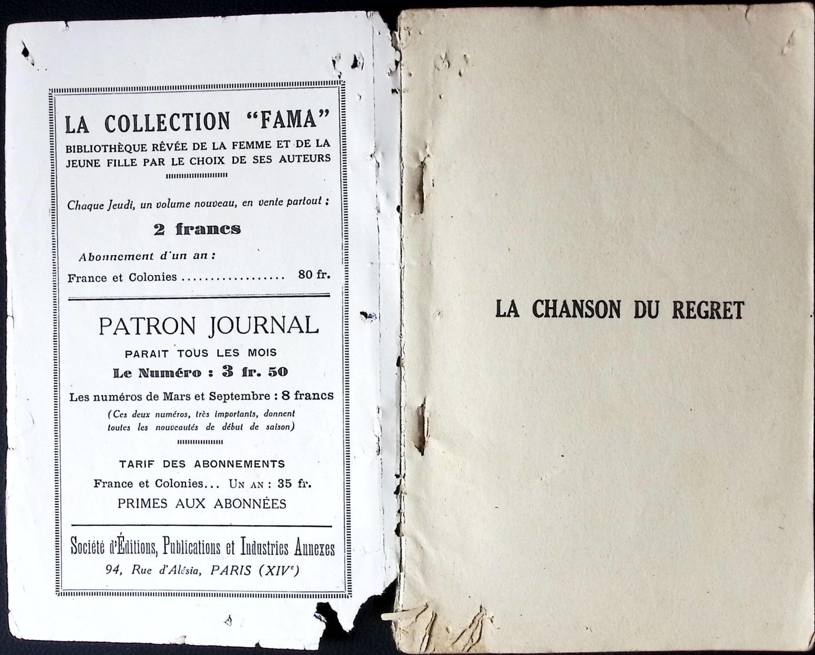 la chanson du regret photo 1 la chanson du regret photo 1