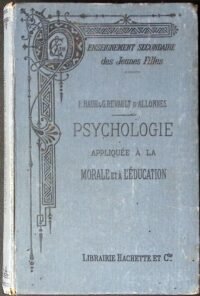 psychologie appliquee a la morale et a leducation hachette jeunes filles