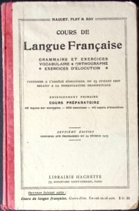 cours de langue francaise