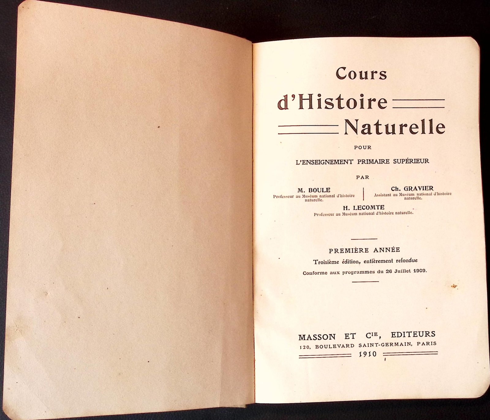 cours dhistoire naturelle pour lenseignement primaire superieur photo 3 cours dhistoire naturelle pour lenseignement primaire superieur photo 3