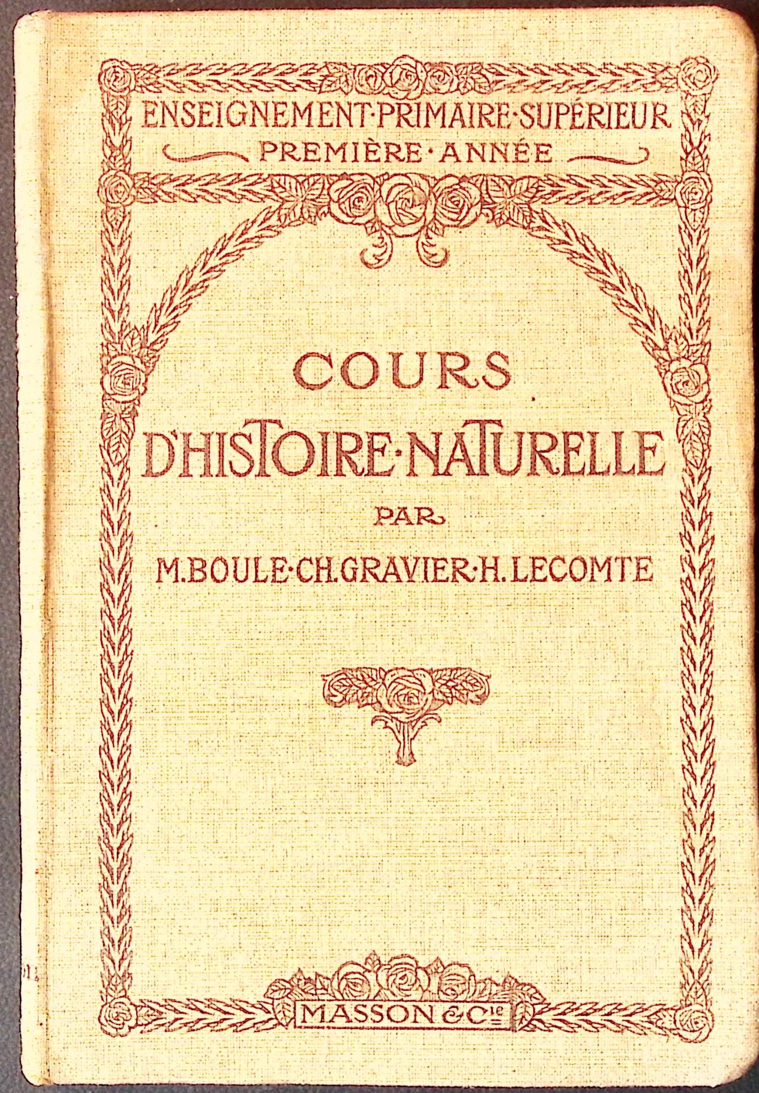 cours dhistoire naturelle pour lenseignement primaire superieur cours dhistoire naturelle pour lenseignement primaire superieur