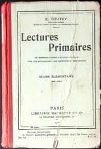 lectures primaires. cours elementaire