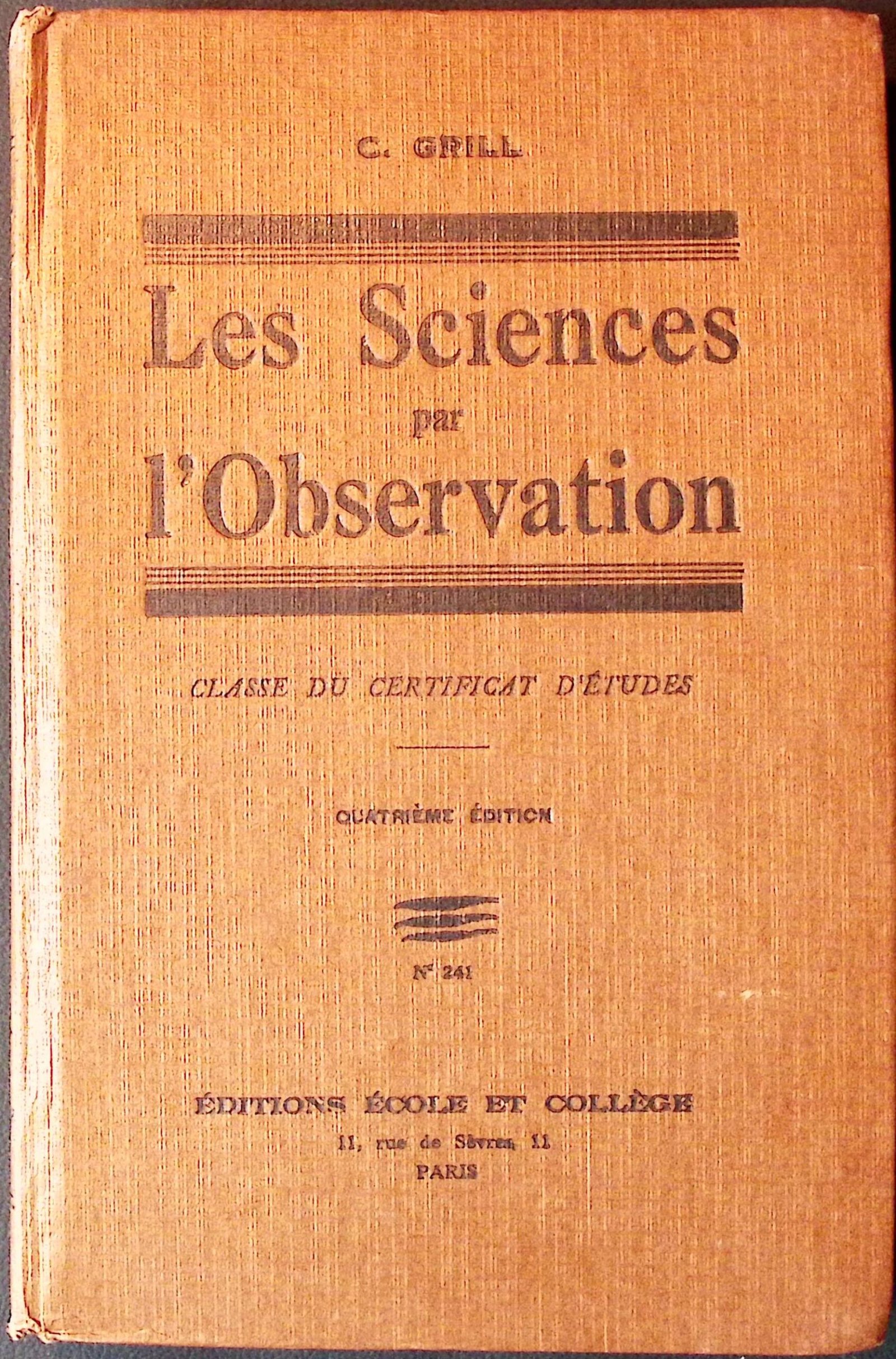 les sciences par lobservation les sciences par lobservation