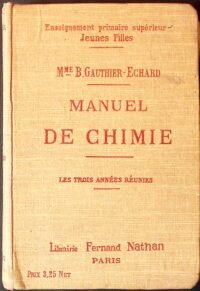 manuel de chimie