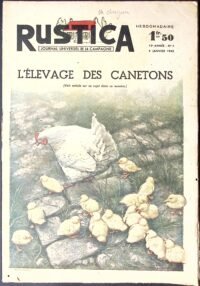 rustica – journal universel de la campagne — 15e annee – n°6 — 15e annee – n°1