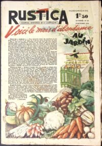 rustica – journal universel de la campagne — 16e annee – n°38