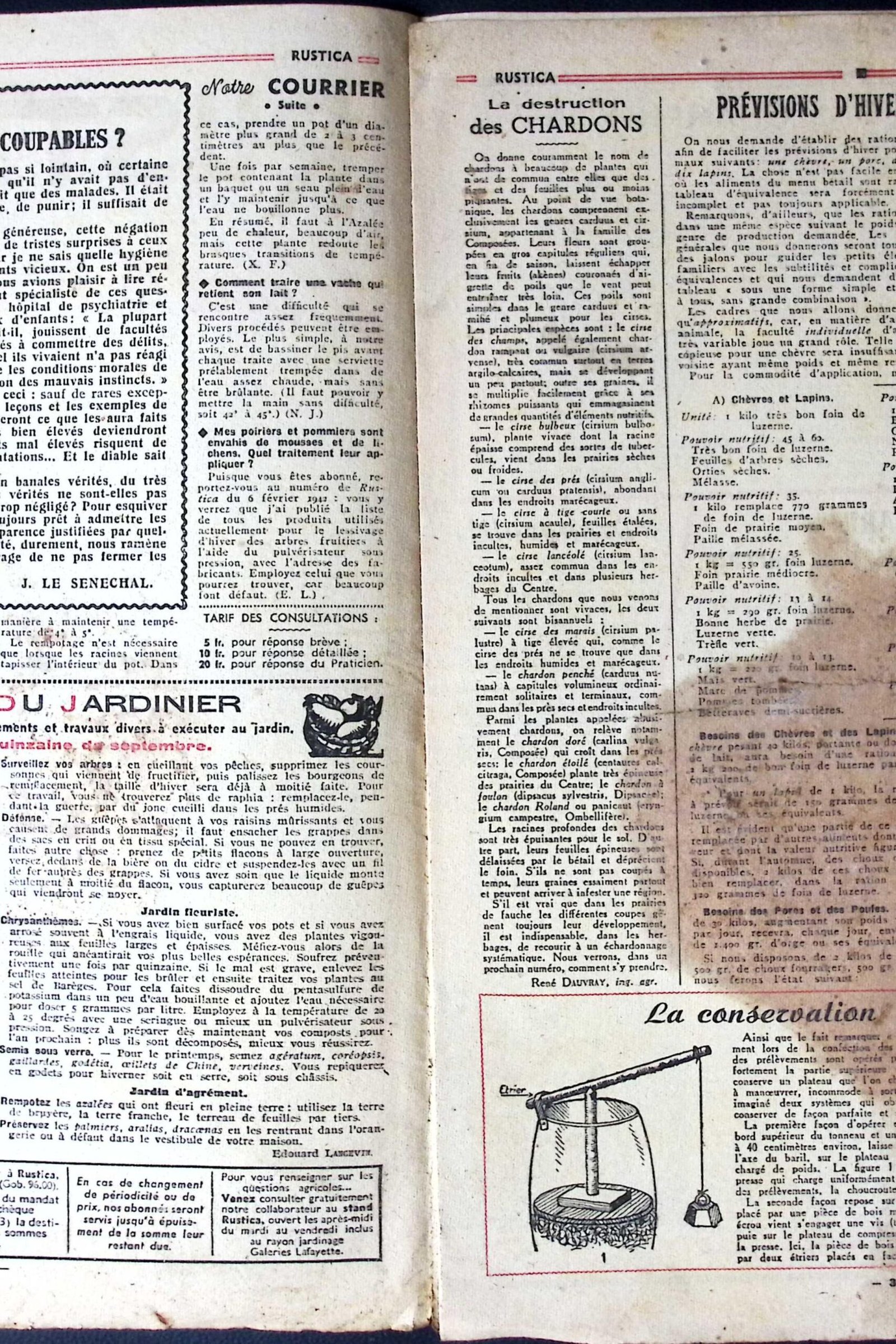 rustica – journal universel de la campagne — 16e annee – n°38 photo 1 rustica – journal universel de la campagne — 16e annee – n°38 photo 1