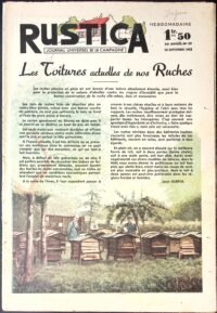 rustica – journal universel de la campagne — 16e annee – n°39 photo 1
