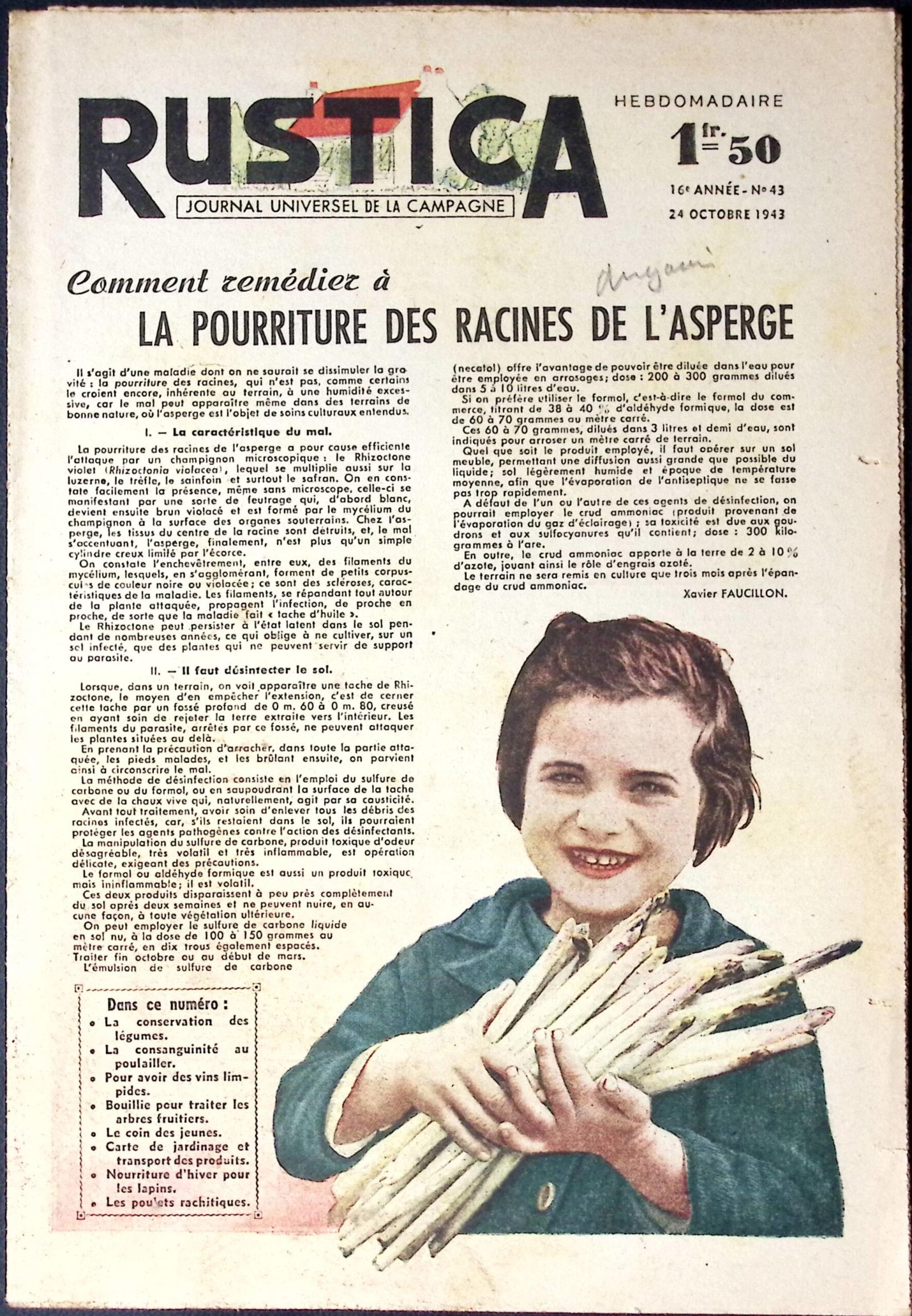 rustica – journal universel de la campagne — 16e annee – n°43 rustica – journal universel de la campagne — 16e annee – n°43